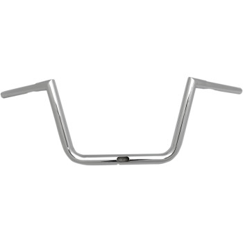 LA Choppers 1-1/4" FLRT Hefty Twin Peaks Handlebar 10" Rise Chrome Made in USA