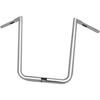 LA Choppers 1-1/4" FLRT Hefty Twin Peaks Handlebar 19" Rise Chrome Made in USA