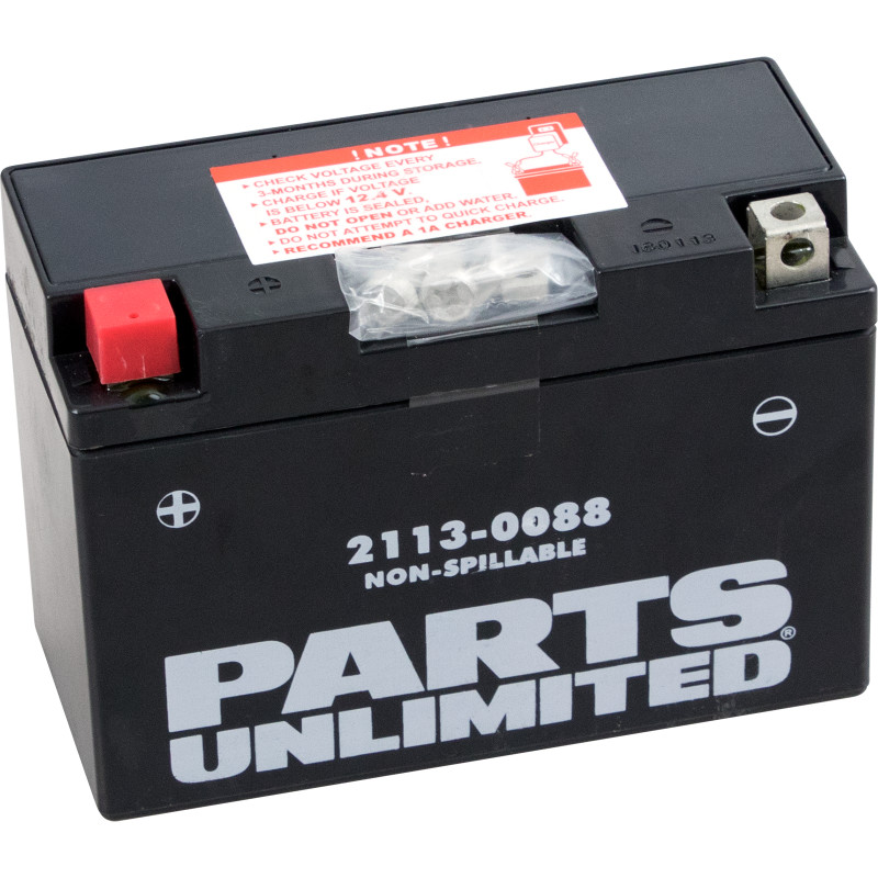 PARTS UNLIMITED Factory-Activated AGM Maintenance-Free Battery - Image 3