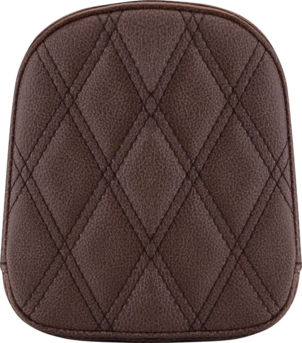 Saddlemen Sissy Bar Pad — Lattice Stitched — Brown FL/FX '97-'23