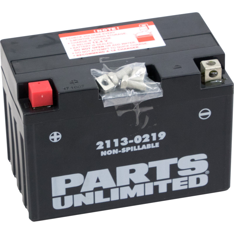 PARTS UNLIMITED Factory-Activated AGM Maintenance-Free Battery - Image 10
