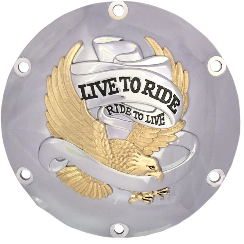 DRAG SPECIALTIES Live To Ride Derby Cover - Image 5