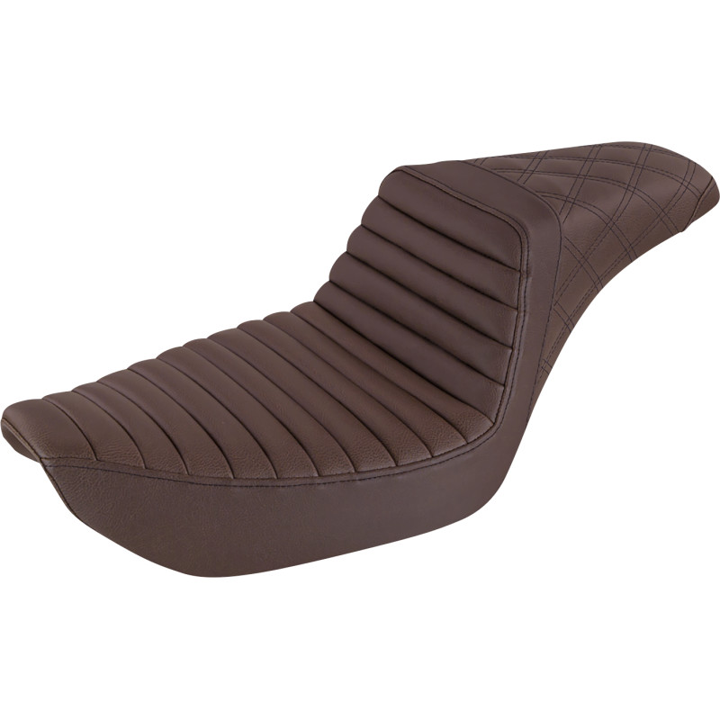 SADDLEMEN Step-Up Seat — Front Tuck-n-Roll/Rear Lattice Stitch - Image 18