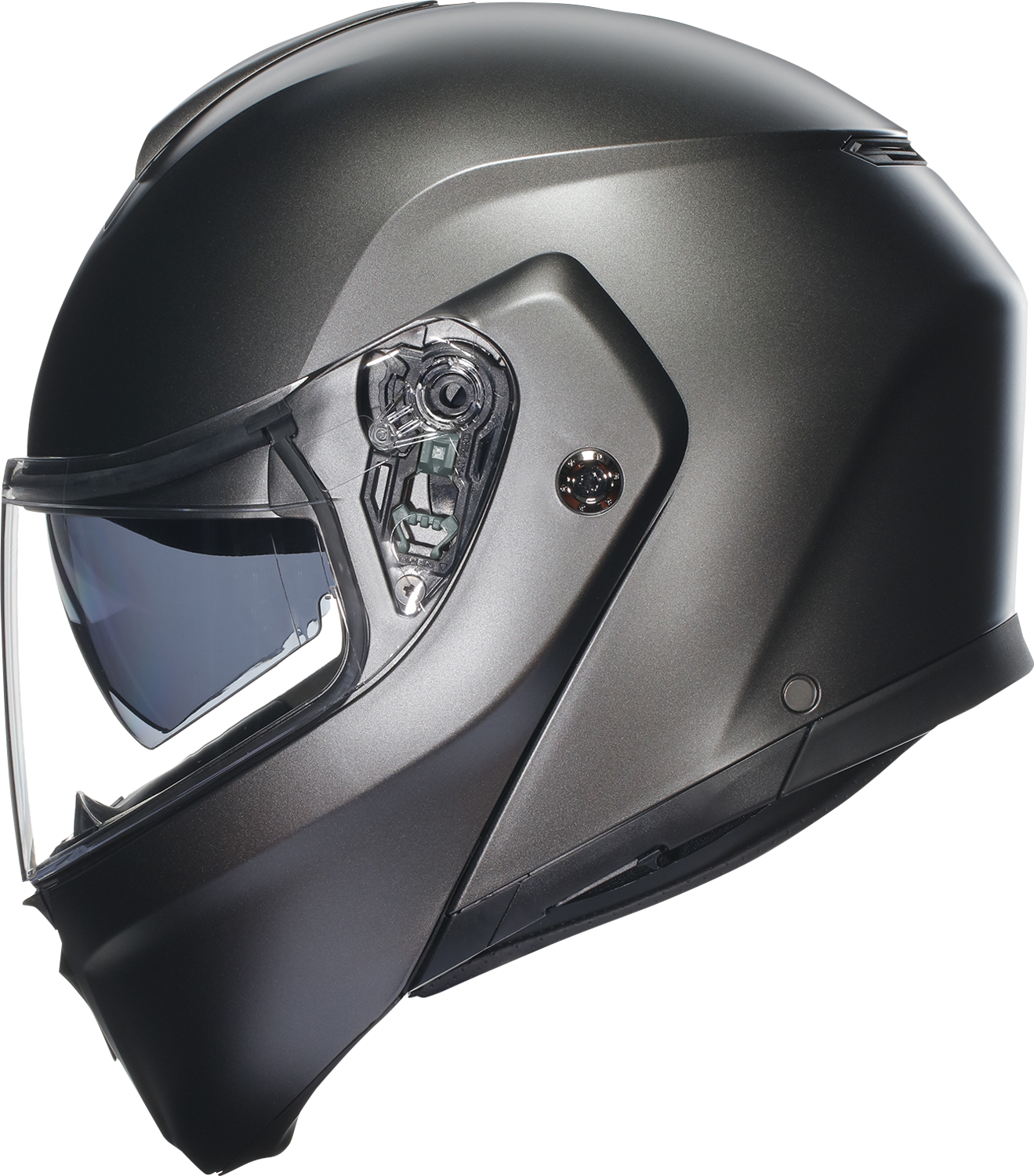 AGV Streetmodular Helmet — Mono — Matte Gray — Medium