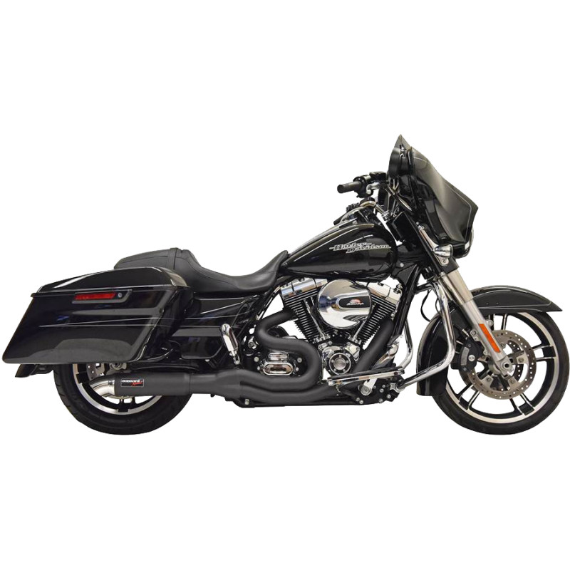 BASSANI XHAUST Road Rage II 2-Into-1 with Hot Rod Turnout Muffler System