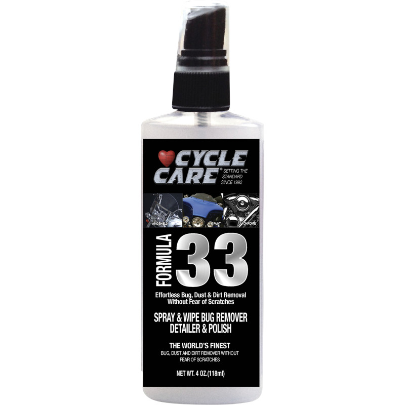 CYCLE CARE FORMULAS Formula 33 Spray & Wipe®, Bug Remover, Detailer, & Polish