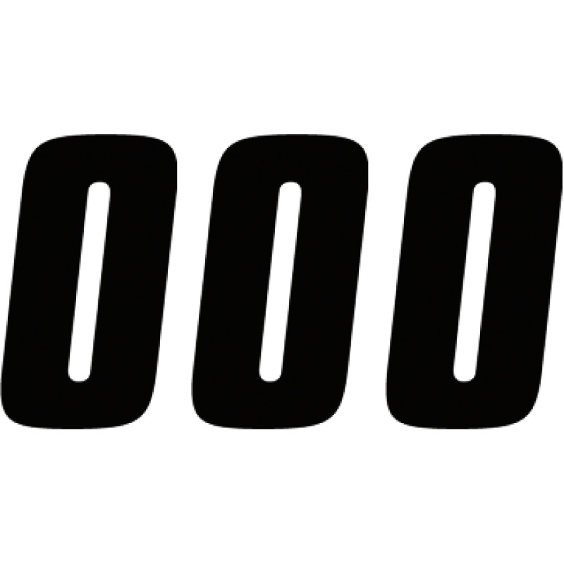 FACTORY EFFEX Number Stickers