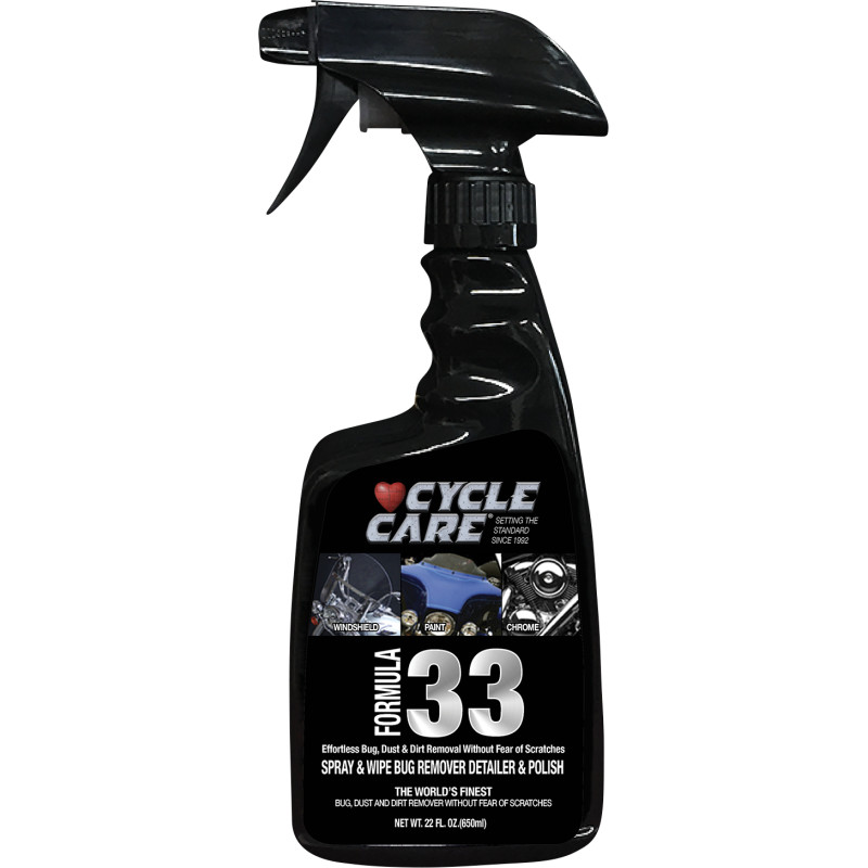 CYCLE CARE FORMULAS Formula 33 Spray & Wipe®, Bug Remover, Detailer, & Polish