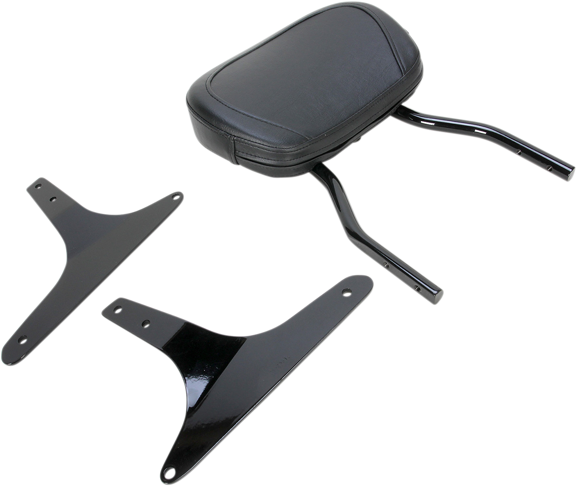 Cobra Round Sissy Bar — Standard — Black — Softail