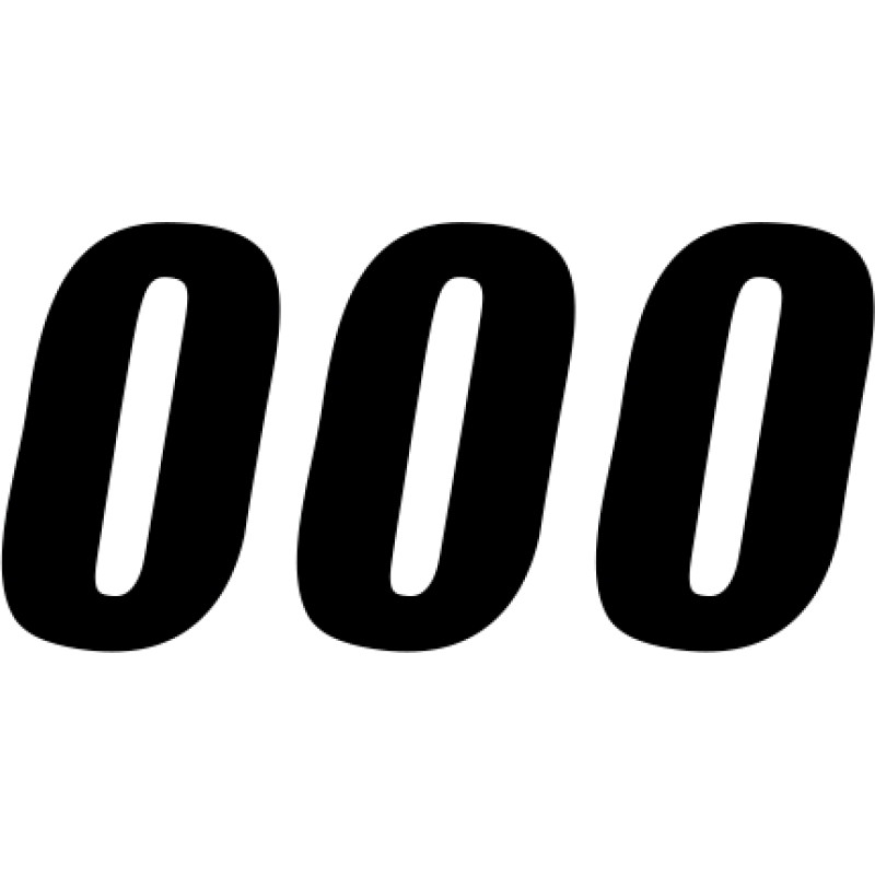 D'COR VISUALS Plate Number