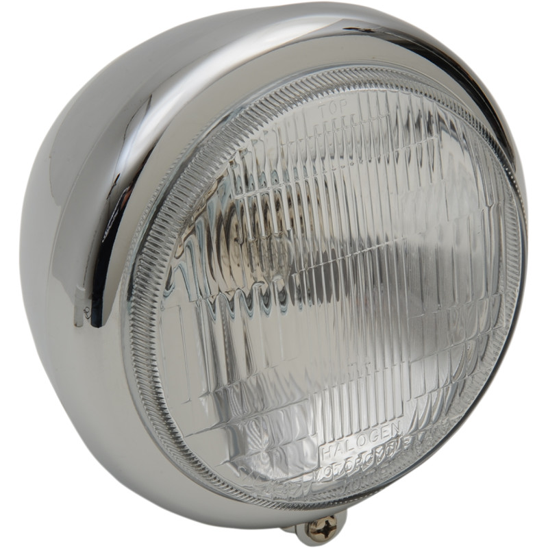 DRAG SPECIALTIES Chrome Custom Springer-Style Headlight Assemblies