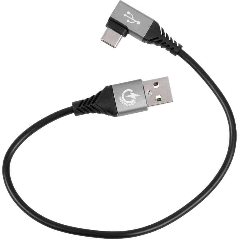 RIDEPOWER USB to 90° USB-C Cable