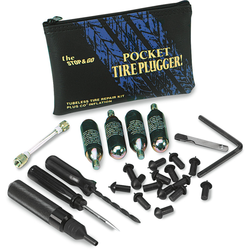 STOP & GO INTERNATIONAL Pocket Tire Plugger with CO² Kit