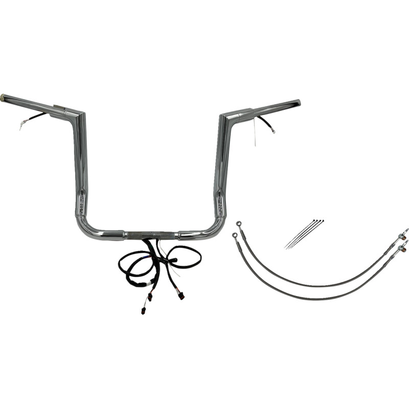 FAT BAGGERS INC. EZ Install Wired 1-1/2" Flat Top Handlebar Kit - Image 4