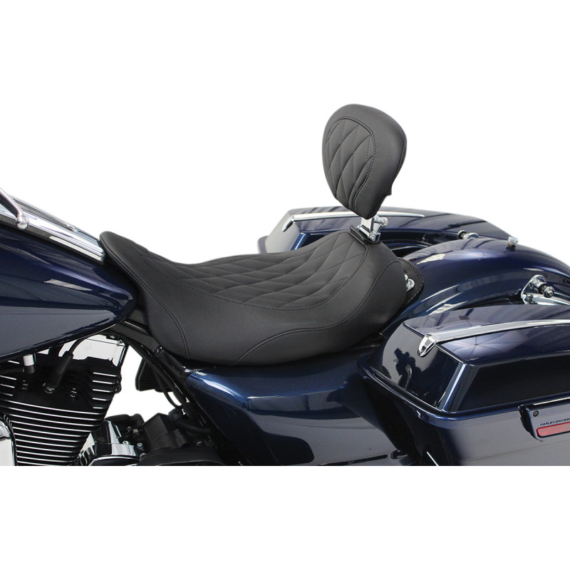 MUSTANG Wide Tripper™ Solo Seat With Removable Driver Backrest