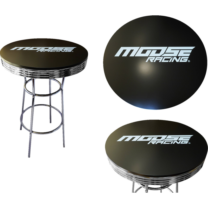 MOOSE OFFROAD Branded Round Pub Table