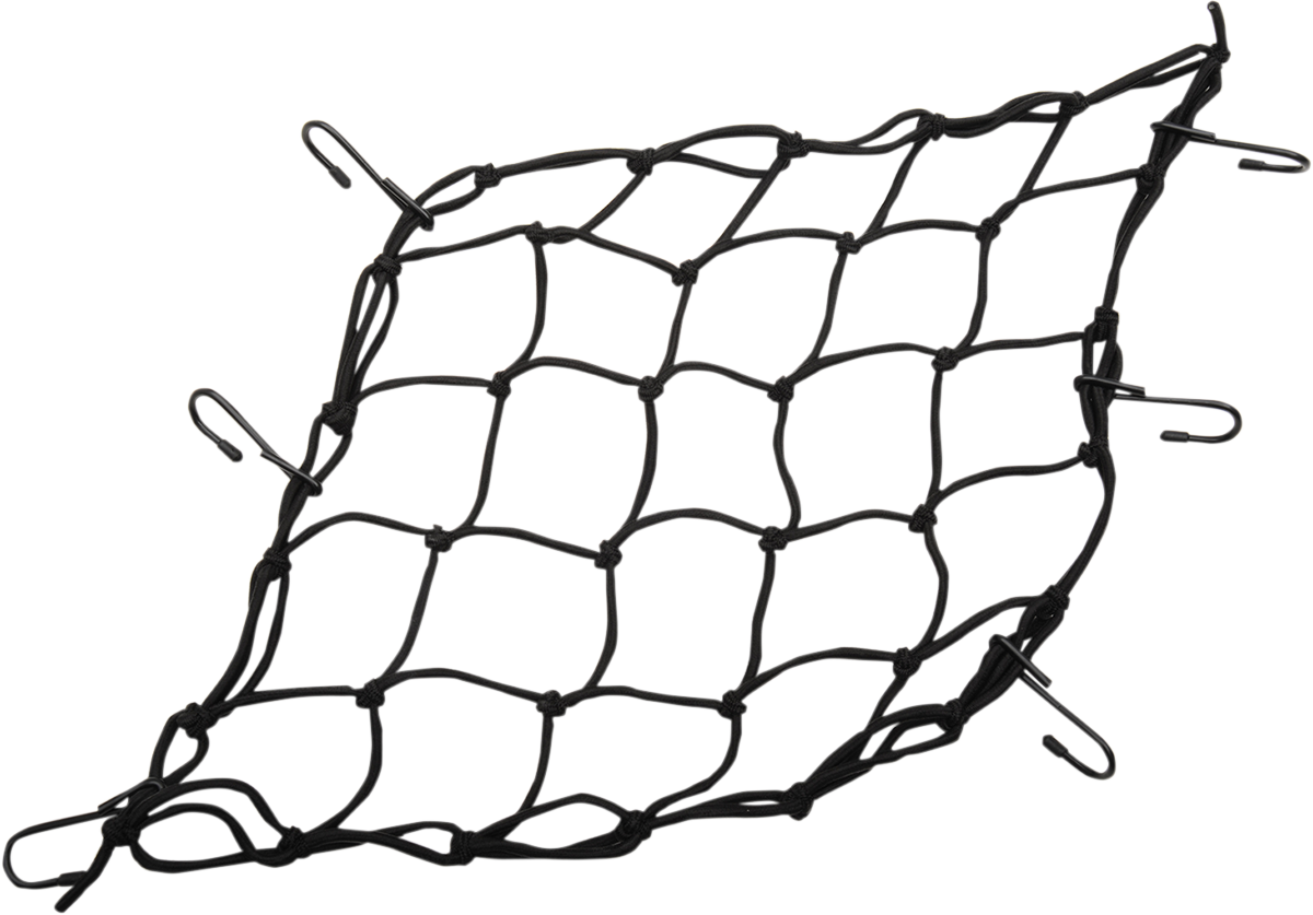 Emgo Bungee Net — 15" x 15" — Black