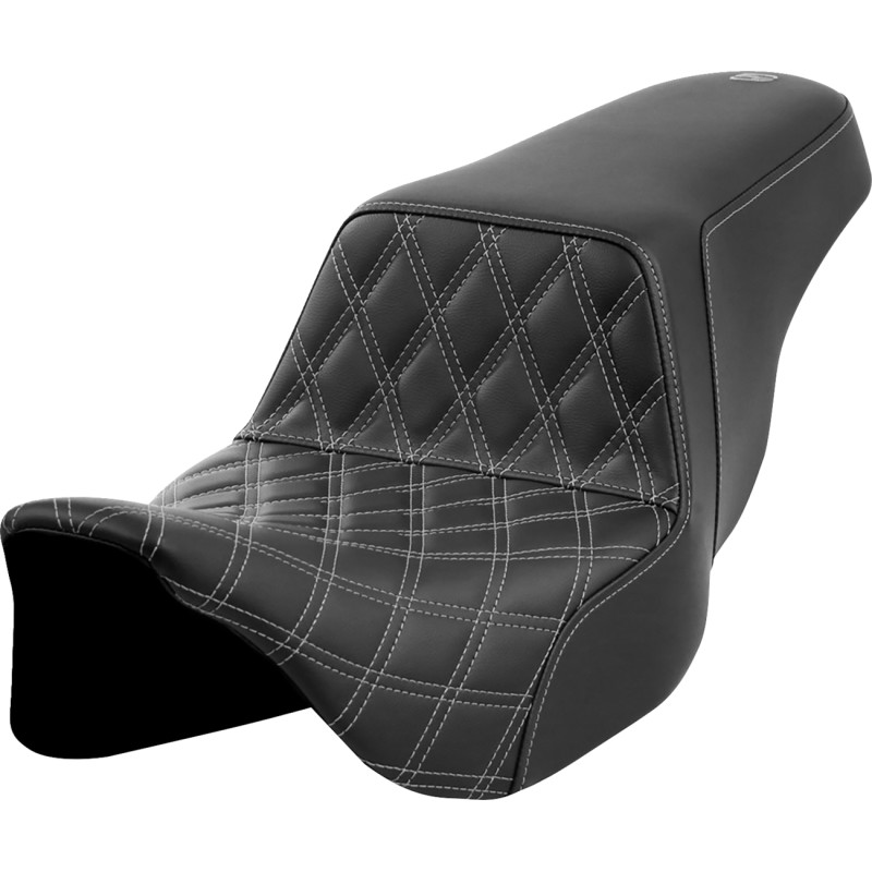 SADDLEMEN Lattice Stitch Step-Up Seat