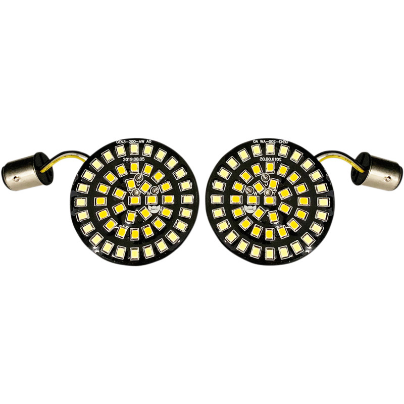 DRAG SPECIALTIES Front Dual Ring Turn Signal Inserts