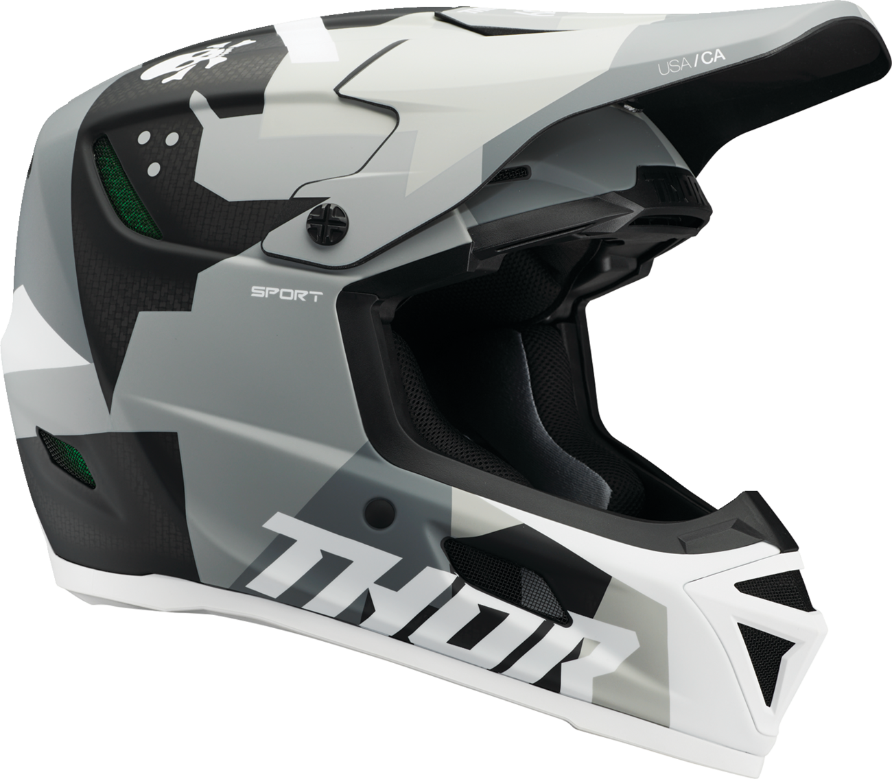 THOR Competition Motocross Helmet - Grey/White