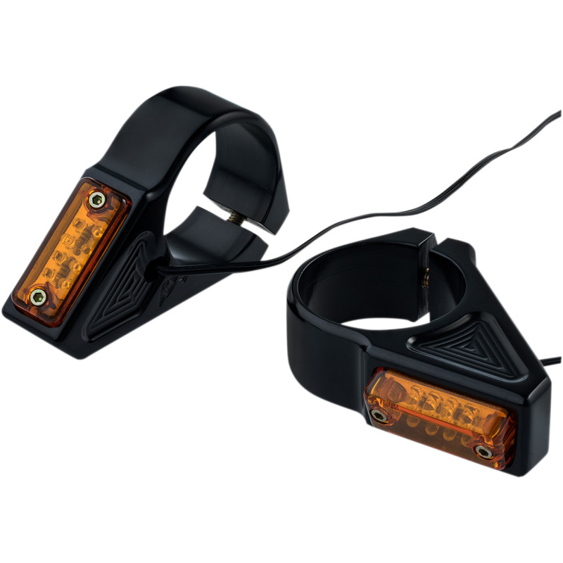 JOKER MACHINE Rectangle LED Fork Mount Turn Signals