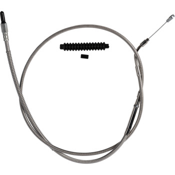 High-Efficiency Stainless Steel Clutch Cable for Harley-Davidson - +6" - '21-'24 FLH