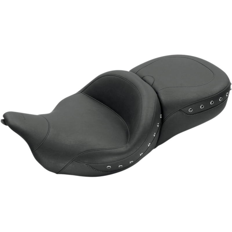 MUSTANG Super Touring 2-Up Seat with Driver Backrest Option
