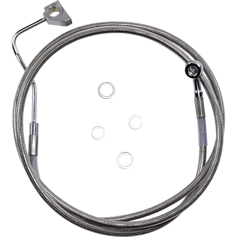 DRAG SPECIALTIES Extended Length Stainless Steel Brake Line Kit - Image 51