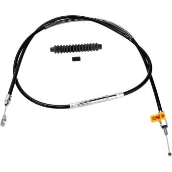 High-Efficiency Black Vinyl Clutch Cable - +6" Size