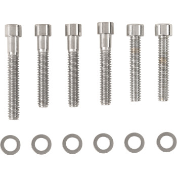 1987-1992 Harley FL FX Smooth Chrome Cam Cover Bolt Kit