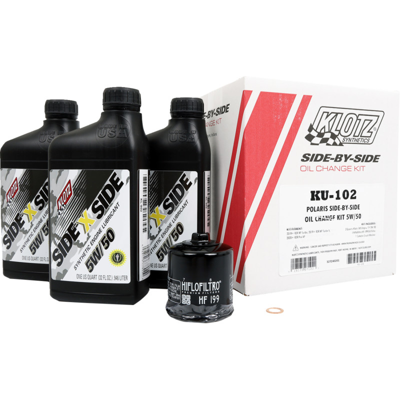 KLOTZ OIL SxS Oil Change Kit - Image 5