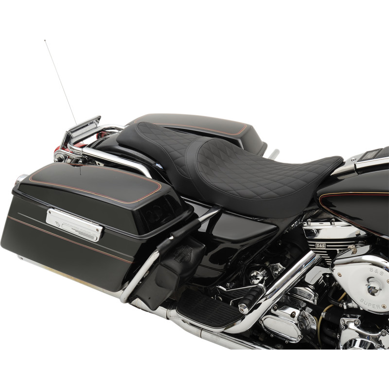 DRAG SPECIALTIES SEATS Caballero 2-Up Vinyl Seat - Image 3