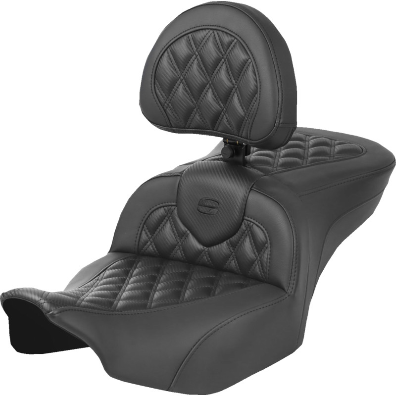 SADDLEMEN Roadsofa™ Lattice Stitch Heated Seat - Image 3