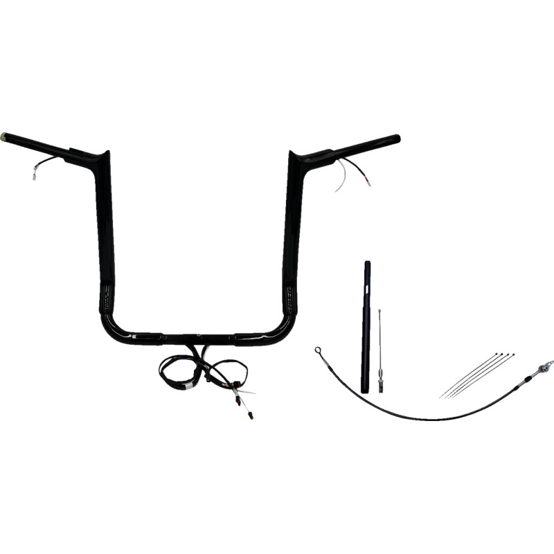 FAT BAGGERS INC. EZ Install Wired 1-1/2" Pointed Top Handlebar Kit - Image 4