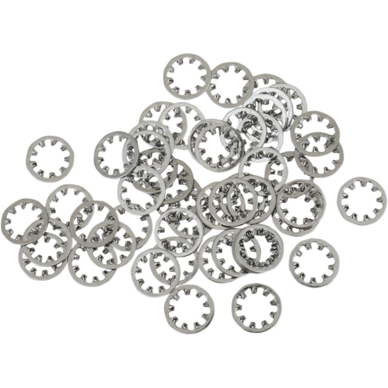 DRAG SPECIALTIES Inside Star Washers — 50 Pack