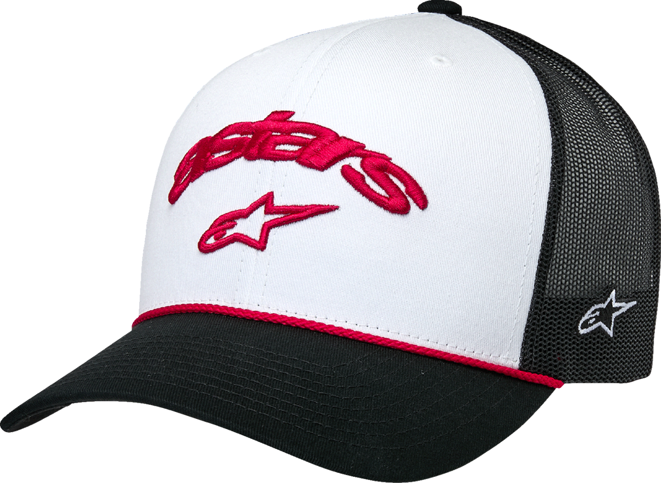 Alpinestars Agree Trucker Hat — White/Black