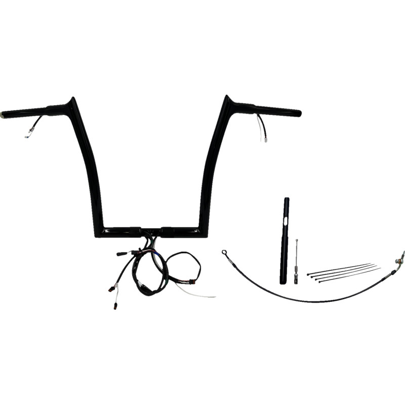 FAT BAGGERS INC. EZ Install Wired 1-1/4" Pointed Top Handlebar Kit - Image 18