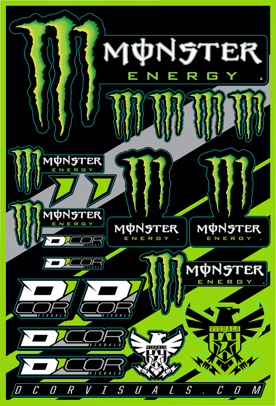 D'COR Visuals Decal Sheet — Monster