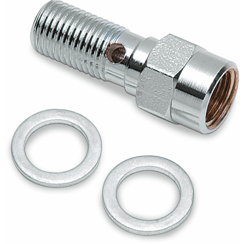 DRAG SPECIALTIES Banjo Bolt with Break Light Switch Mount