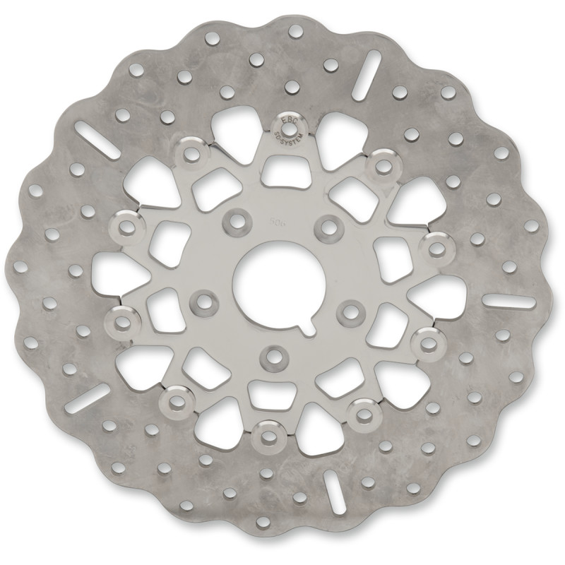 EBC FSD Series Stainless Steel Front Brake Rotor for Big Twins - Image 2