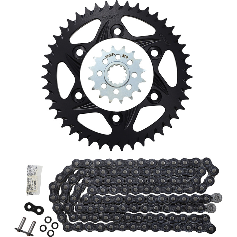 VORTEX SSA Super Street Aluminum Chain and Sprocket Kit - Image 2