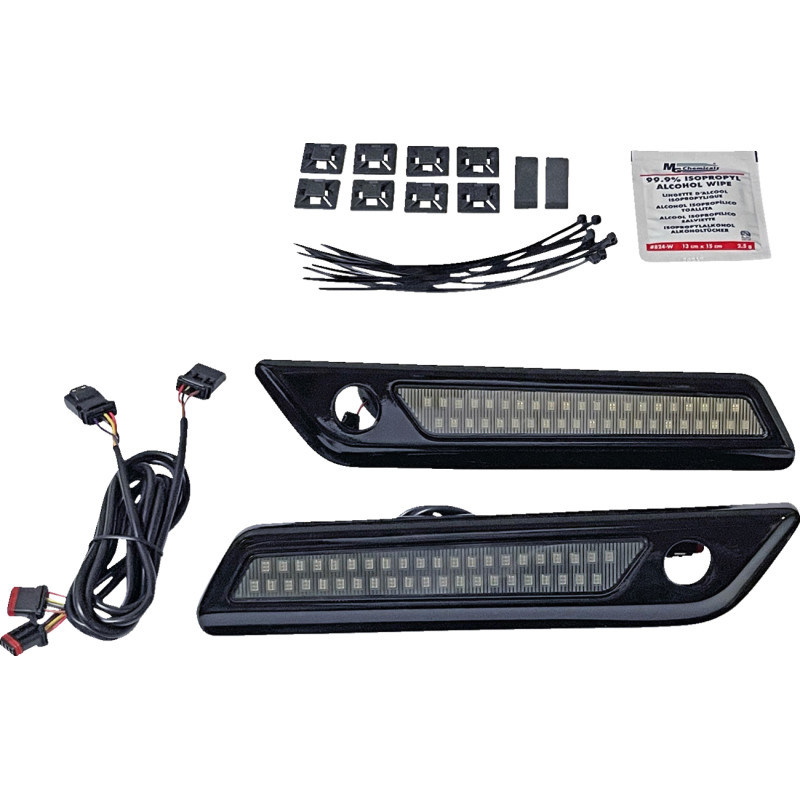 CUSTOM DYNAMICS Saddlebag Latch Dual Color Accent Lights