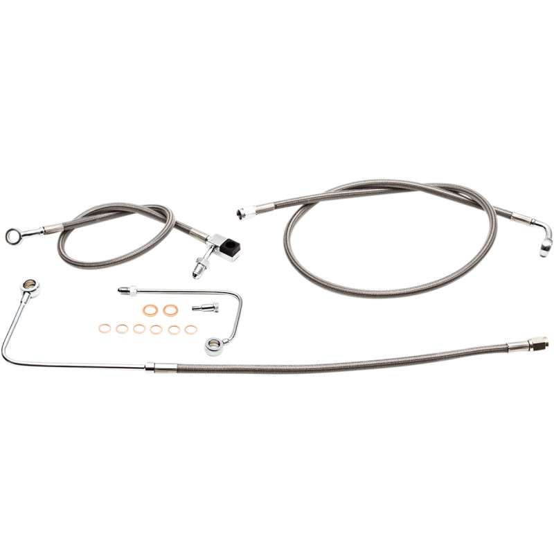 LA CHOPPERS Stainless Steel Brake Line Kit - Image 8