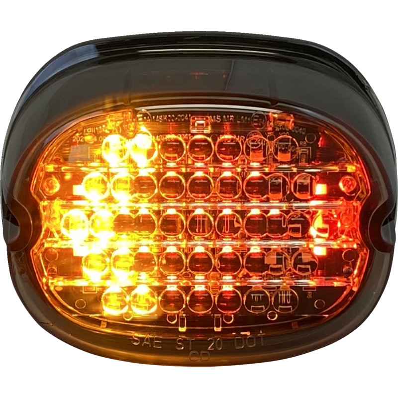 CUSTOM DYNAMICS Low Profile LED Taillight with Integrated Auxiliary Turn Signals