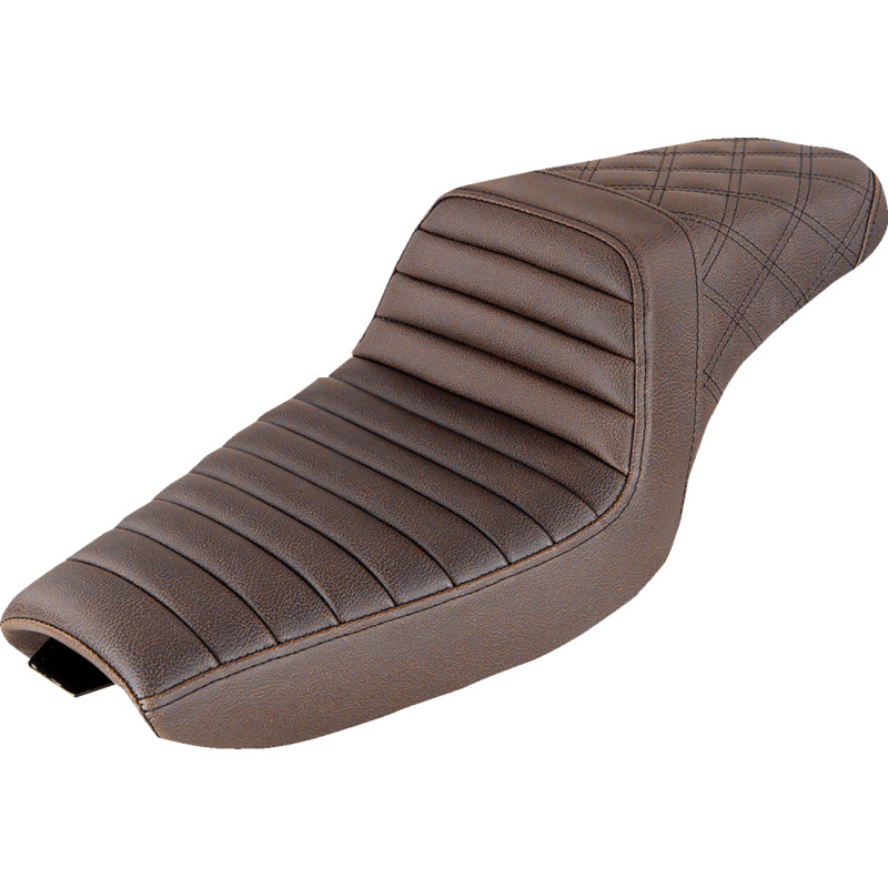 SADDLEMEN Step-Up Seat — Front Tuck-n-Roll/Rear Lattice Stitch - Image 24