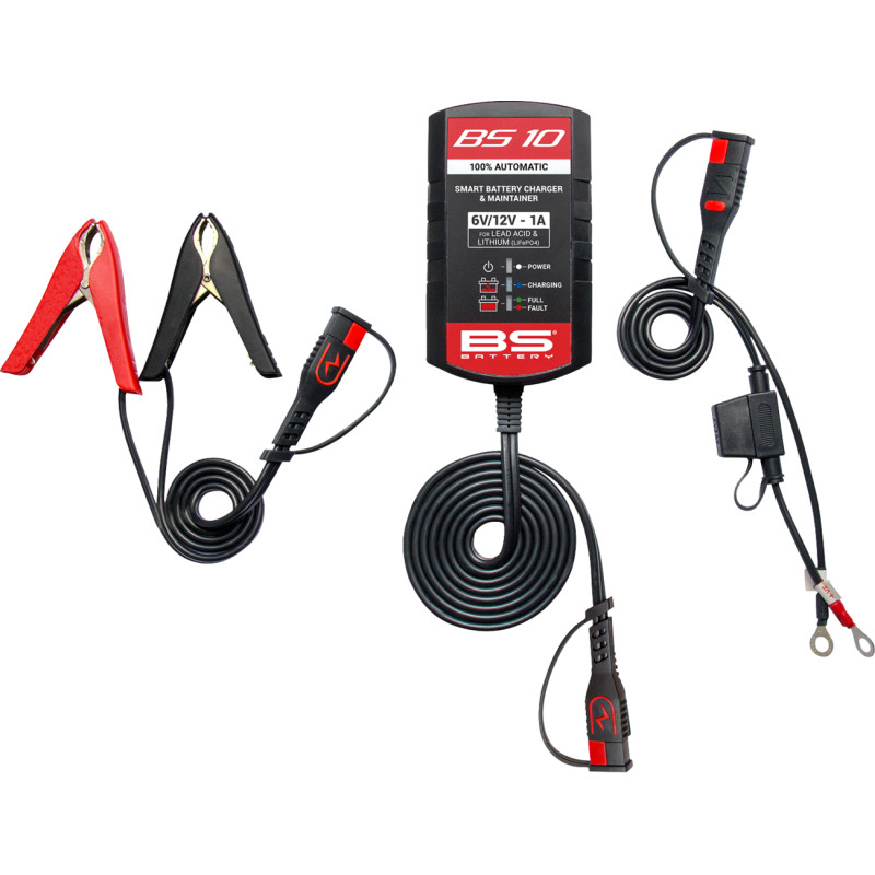 BS BATTERY BS10 Smart Battery Charger & Maintainer