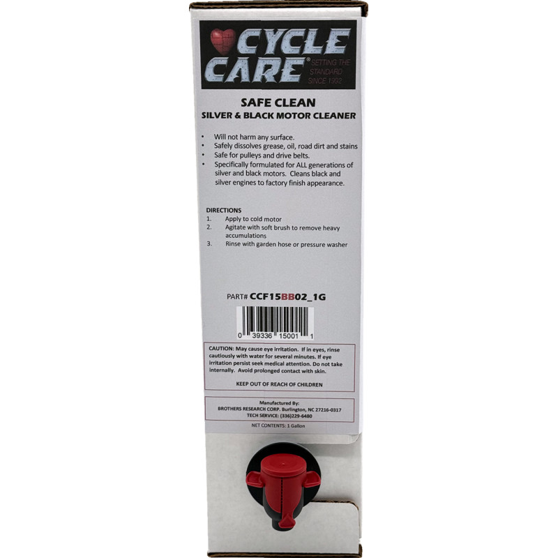 CYCLE CARE FORMULAS Safe Clean™ Silver and Black Engine Cleaner