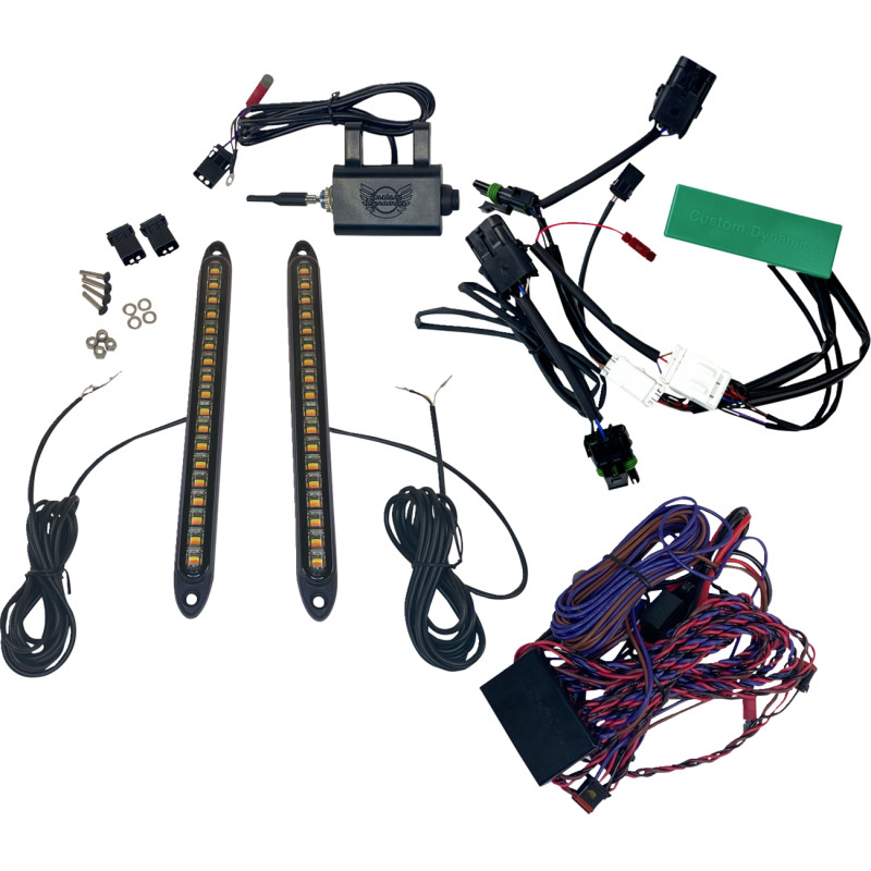CUSTOM DYNAMICS Front and Rear Turn Signal Kit