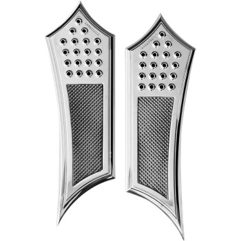 Accutronix FBF01-KDIC Chrome Instigator Floorboards Extended - Harley FL