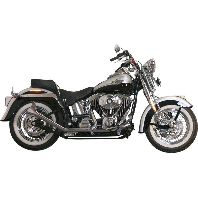 PAUGHCO 1-3/4" “Side by Side” Upsweep Fishtail Exhaust System